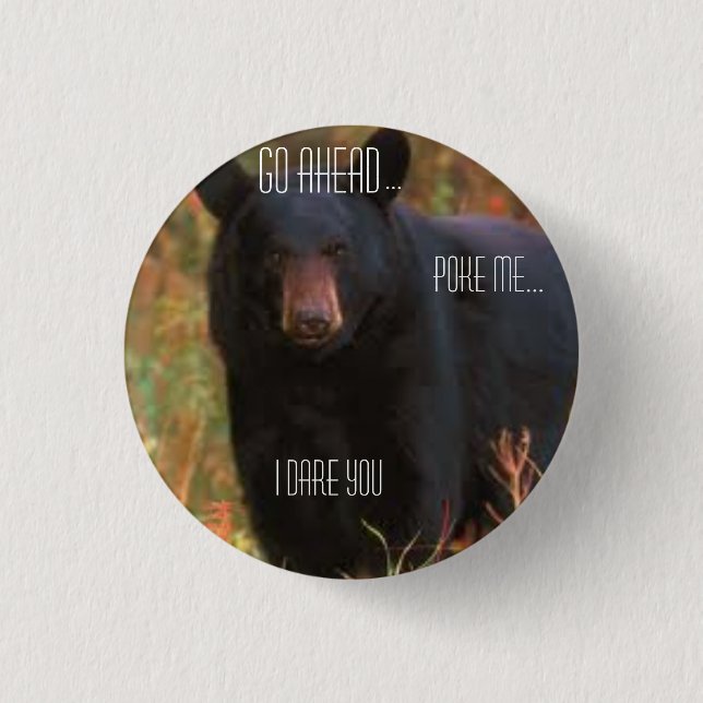 Angry Bear Button (Front)