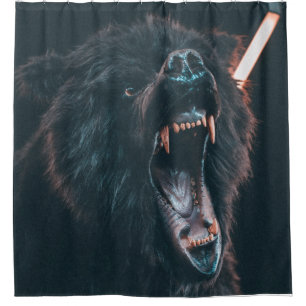 Angry Bear Teeth Black Bear Growl