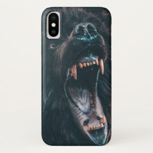 Angry Bear Teeth Black Bear Growl Case-Mate iPhone Case