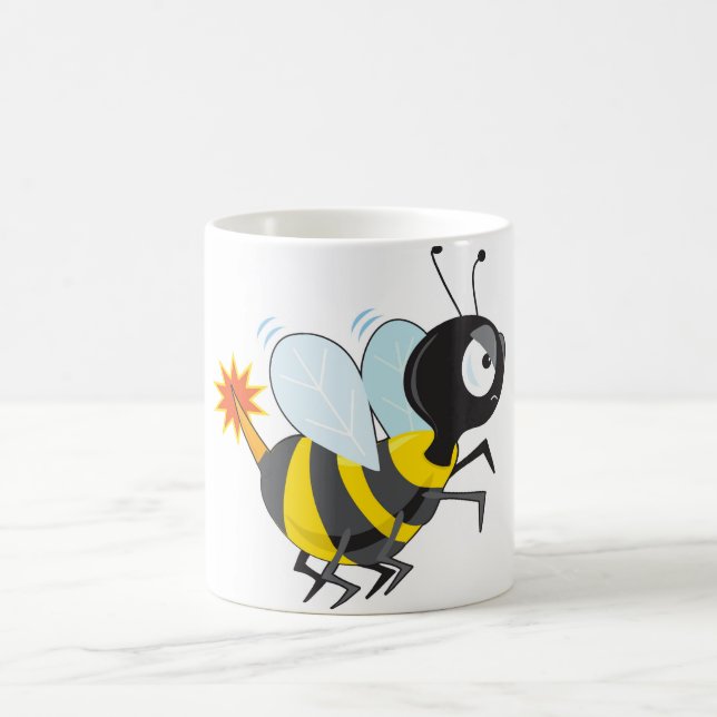 Angry Bee Coffee Mug (Center)