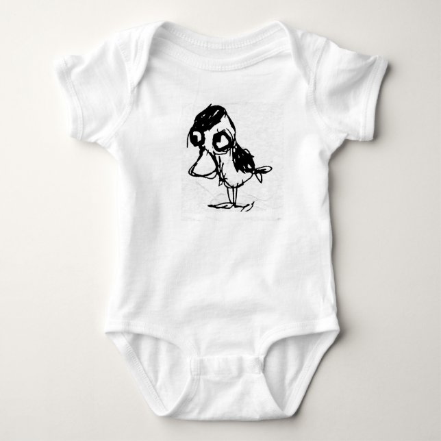 Angry Bird Baby Bodysuit (Front)