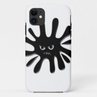 Angry Black Paint Splatter