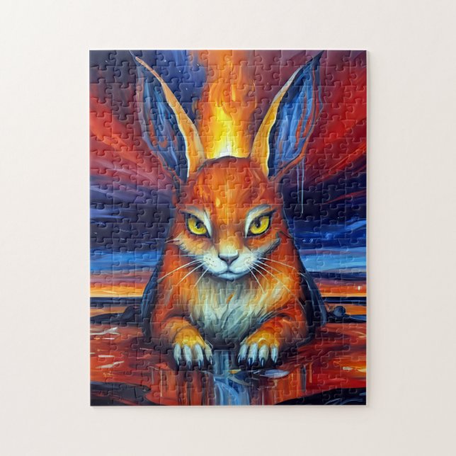 Angry Bunny  Jigsaw Puzzle (Vertical)