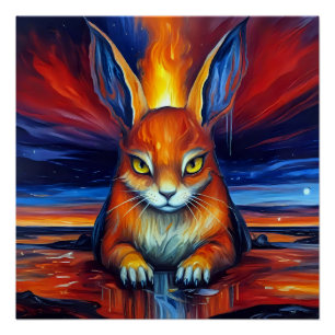 Angry Bunny  Poster