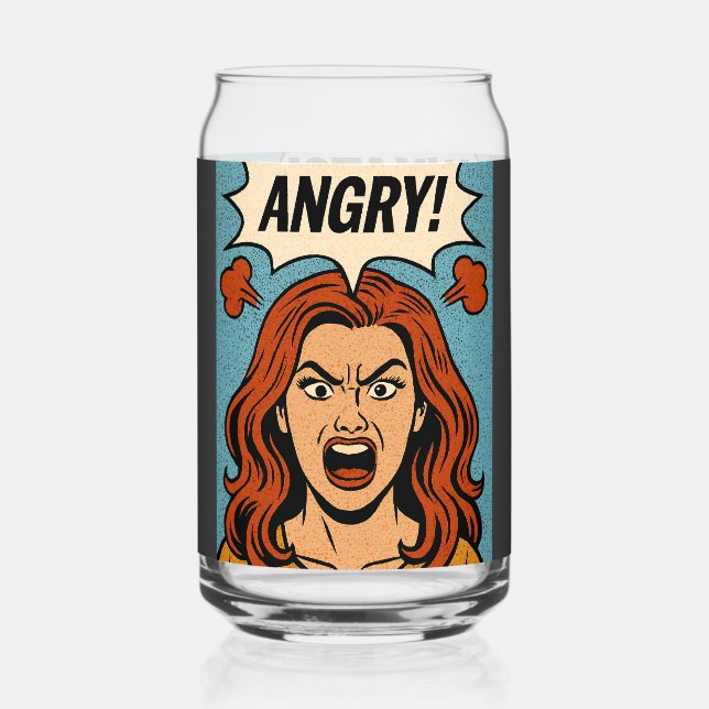 angry  can glass (Front)