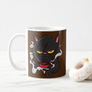 Angry Cat Coffee Kitten Mad  Mug