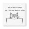 Angry Cat Demands Salmon - Funny Cat Magnet