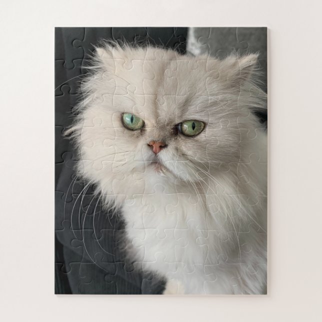 Angry Cat Funny Pet Jigsaw Puzzle (Vertical)