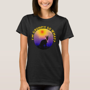 Angry cat meme I'm grumpy so what 2 T-Shirt