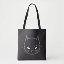 Angry Cat, Shoulder Tote