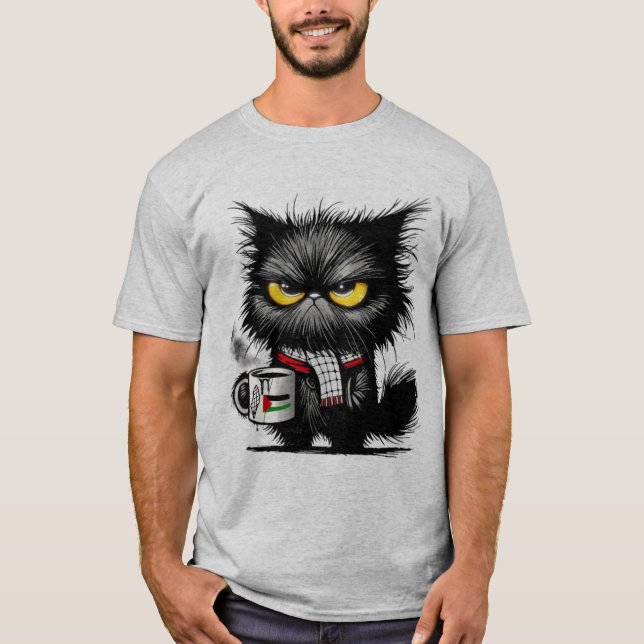 Angry cat T-Shirt (Front)