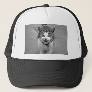 Angry Cat Trucker Hat