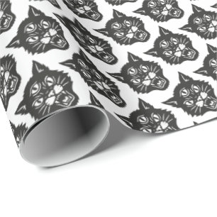 Angry Cat Wrapping Paper