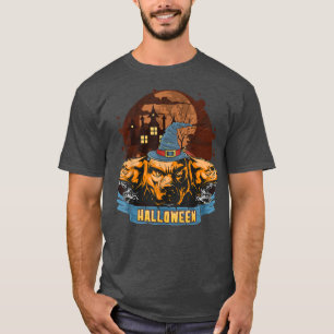 Angry Cerberus Three headed dog halloween T-Shirt