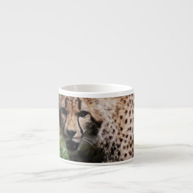 Angry Cheetah Espresso Cup (Front)