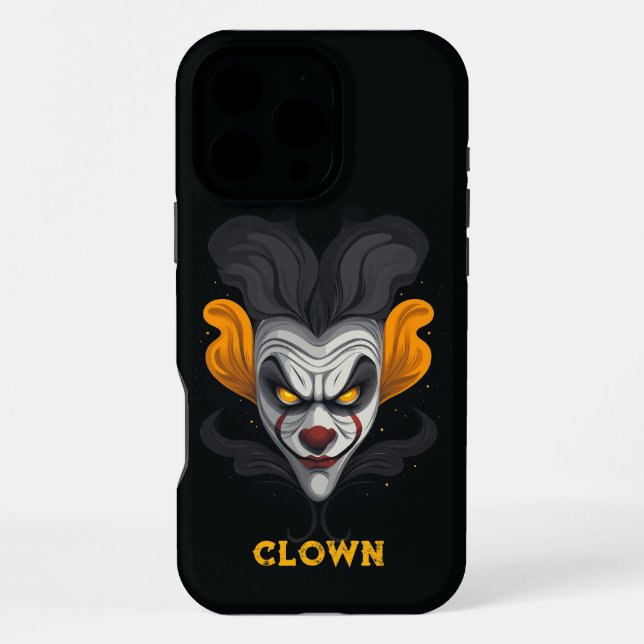 Angry Clown Personalized iPhone Case (Back)