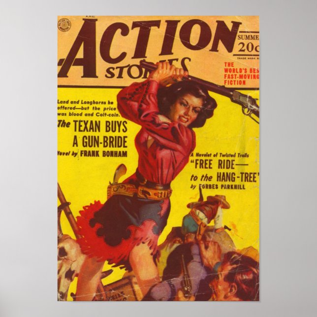 Angry Cowgirl Poster (Front)