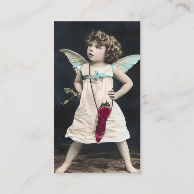Angry Cupid Business Card (Front)