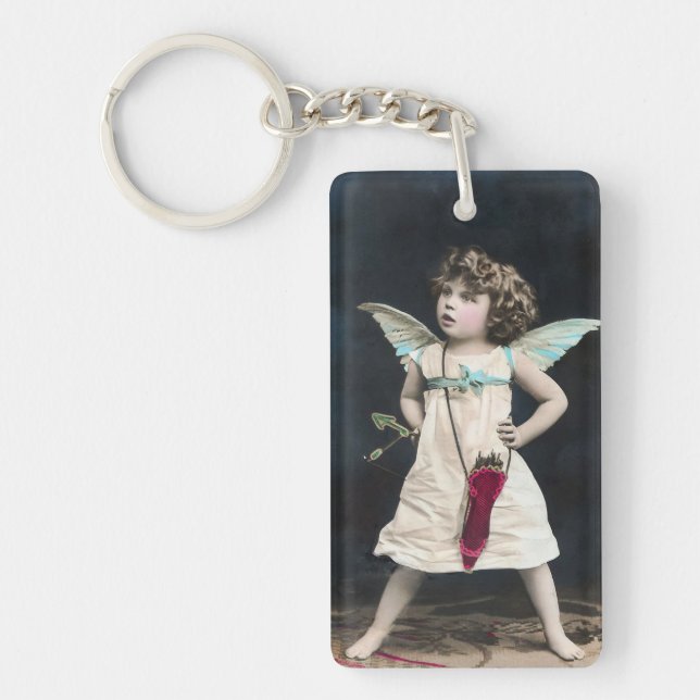 Angry Cupid Keychain (Front)