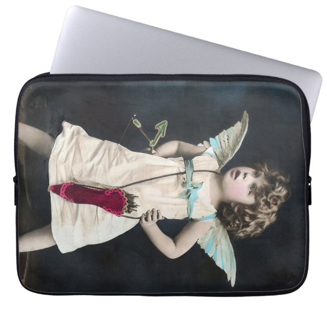 Angry Cupid Laptop Sleeve (Front)