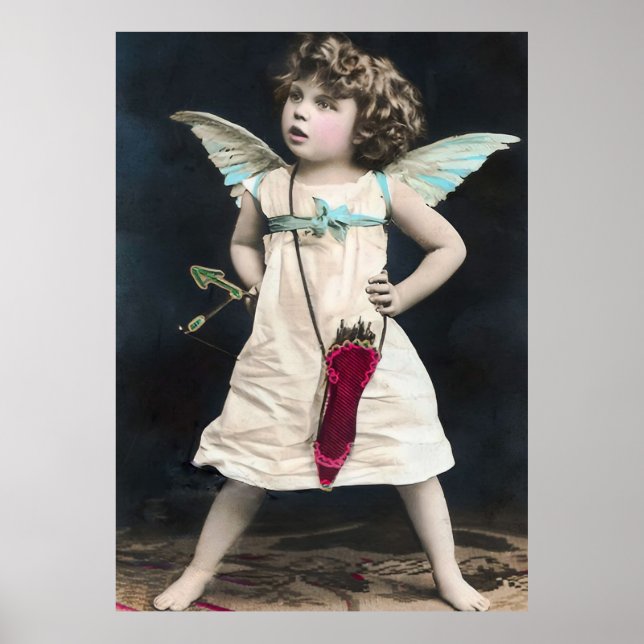 Angry Cupid Poster (Front)