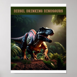Angry Dino Poster
