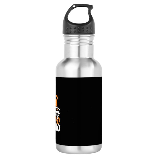 Angry Dogs Vector Mascot 532 Ml Water Bottle (Front)