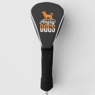 Angry Dogs Vector Mascot Golf Head Cover