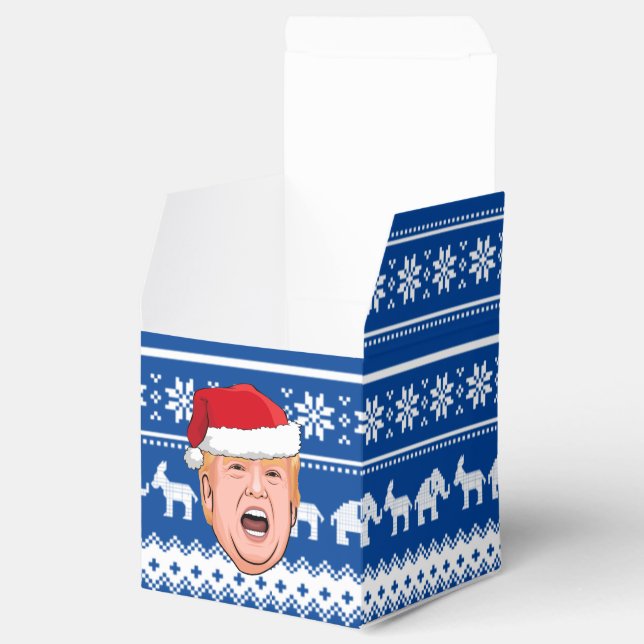 Angry Donald Trump Christmas Favor Box (Opened)