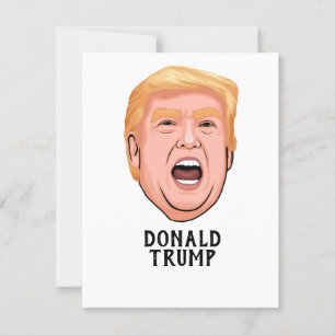 ANGRY DONALD TRUMP CUSTOM CARD