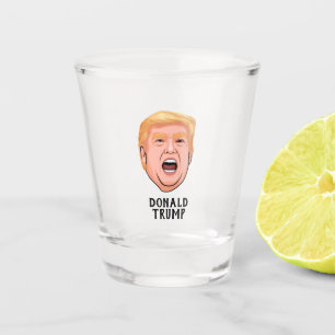 ANGRY DONALD TRUMP CUSTOM SHOT GLASS