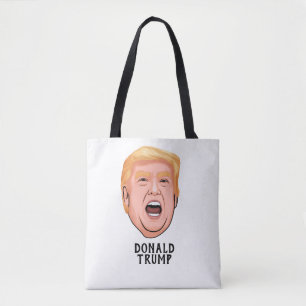 ANGRY DONALD TRUMP CUSTOM TOTE BAG