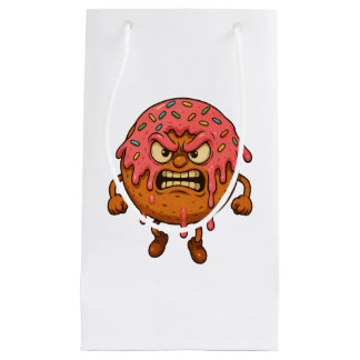 Angry Doughnuts Small Gift Bag