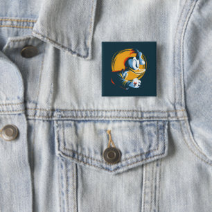 Angry Duck 2 Inch Square Button