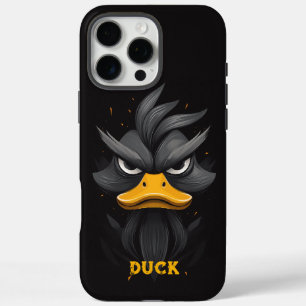 Angry Duck Black iPhone 16 Pro Max Case