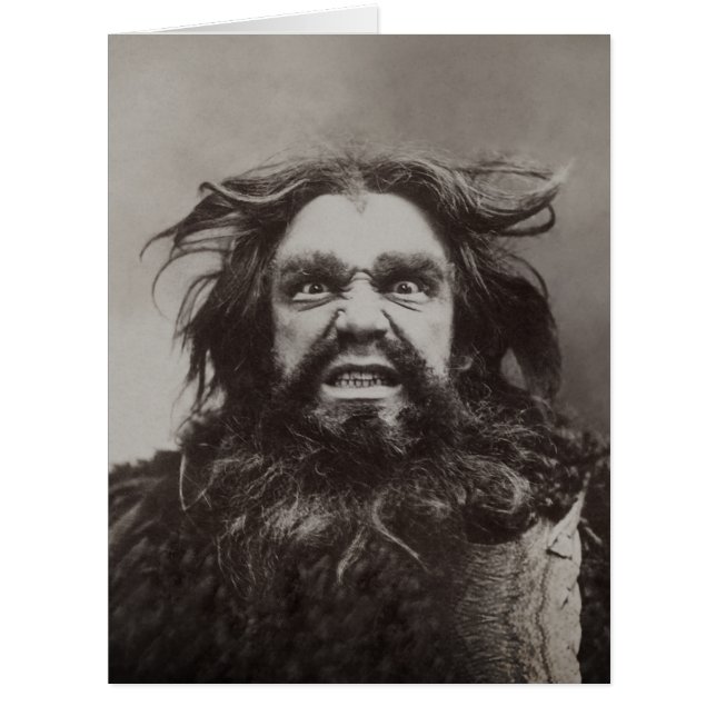 Angry Dude - LARGE Card / Invitations (Front)
