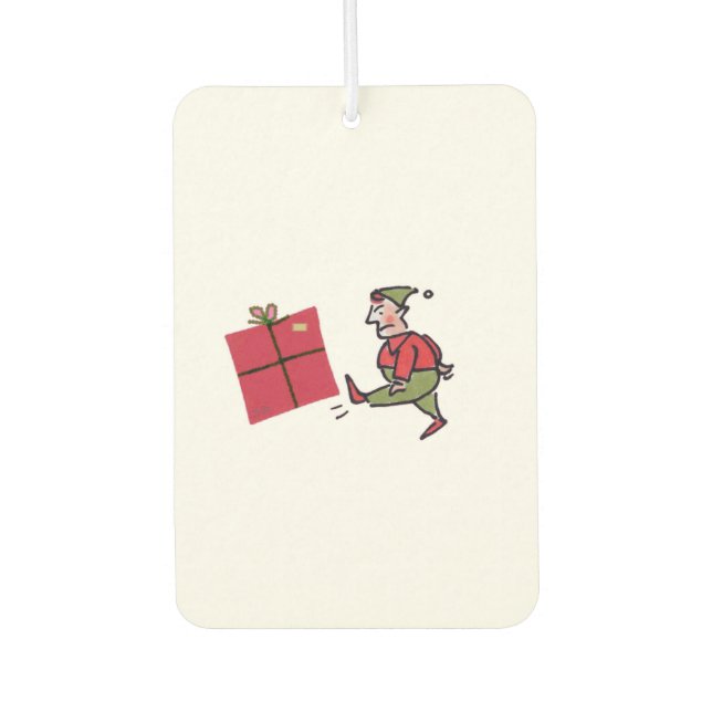 Angry Elf car air freshener (Front)