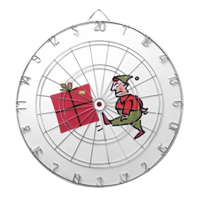 Angry Elf dartboard (Front)