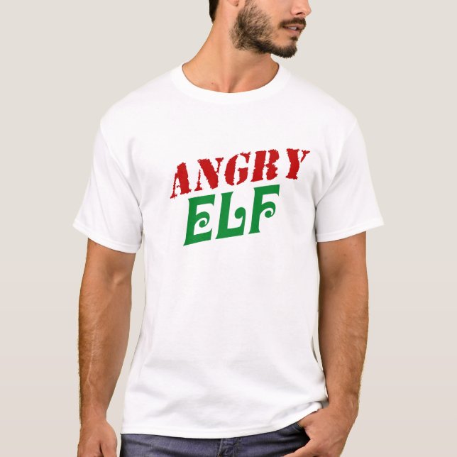 Angry Elf T-Shirt (Front)