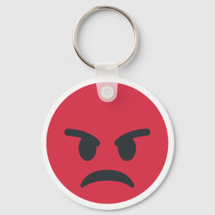 Angry Emoji Keychain