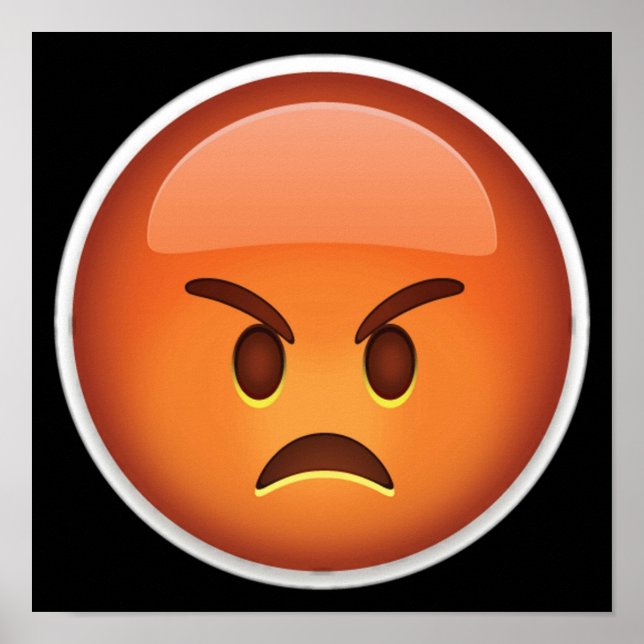 angry emoji poster (Front)