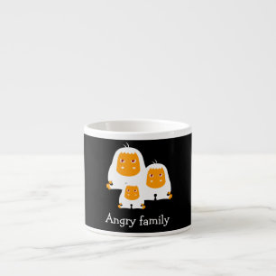 Angry family Monkeys design T-Shirt Bath Mat Espresso Cup