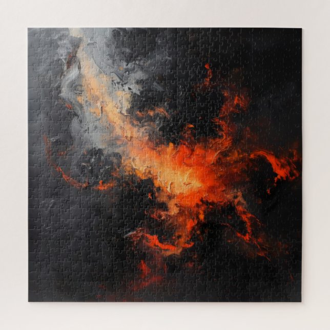Angry Feelings Abstract Art Jigsaw Puzzle (Vertical)