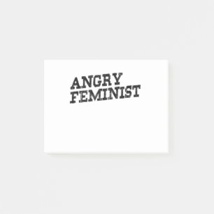Angry Feminist Post-it Notes