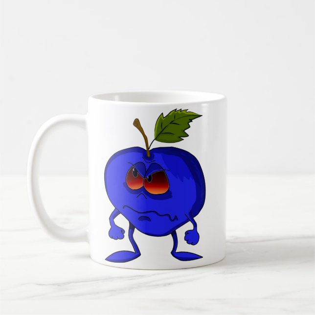 Angry Fruit Coffee Mug (Left)