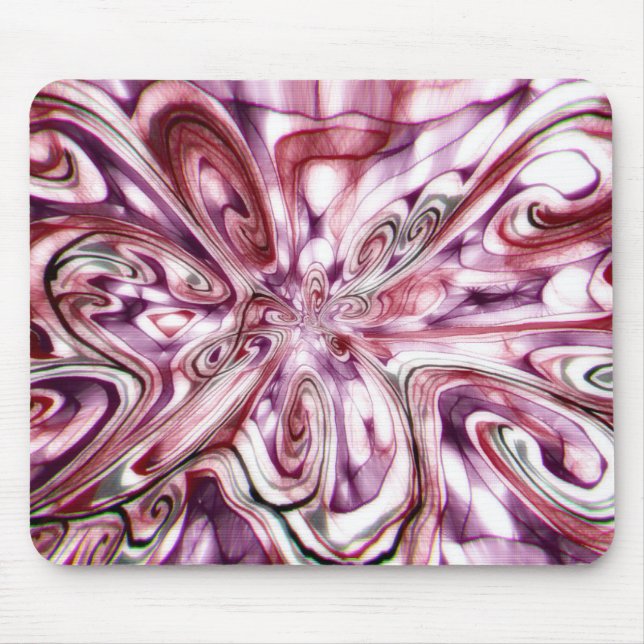 Angry Girl Mouse Pad (Front)