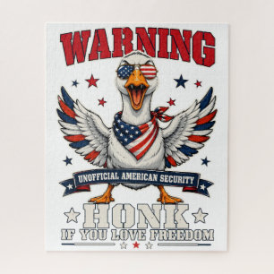 Angry Goose 4th of July Puzzle