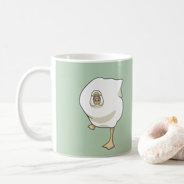 Angry goose coffee mug (With Donut)