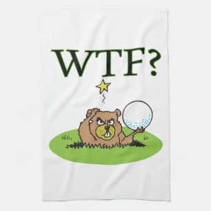 Angry Gopher Kitchen Towel