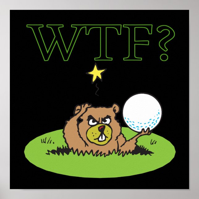 Angry Gopher Poster (Front)